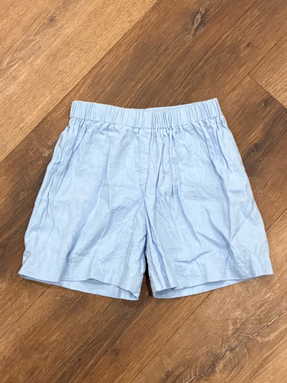 Hannah Kate Blue Cotton Shorts Bottoms Summer Cotton Vacay Preppy 6 Slim Boy